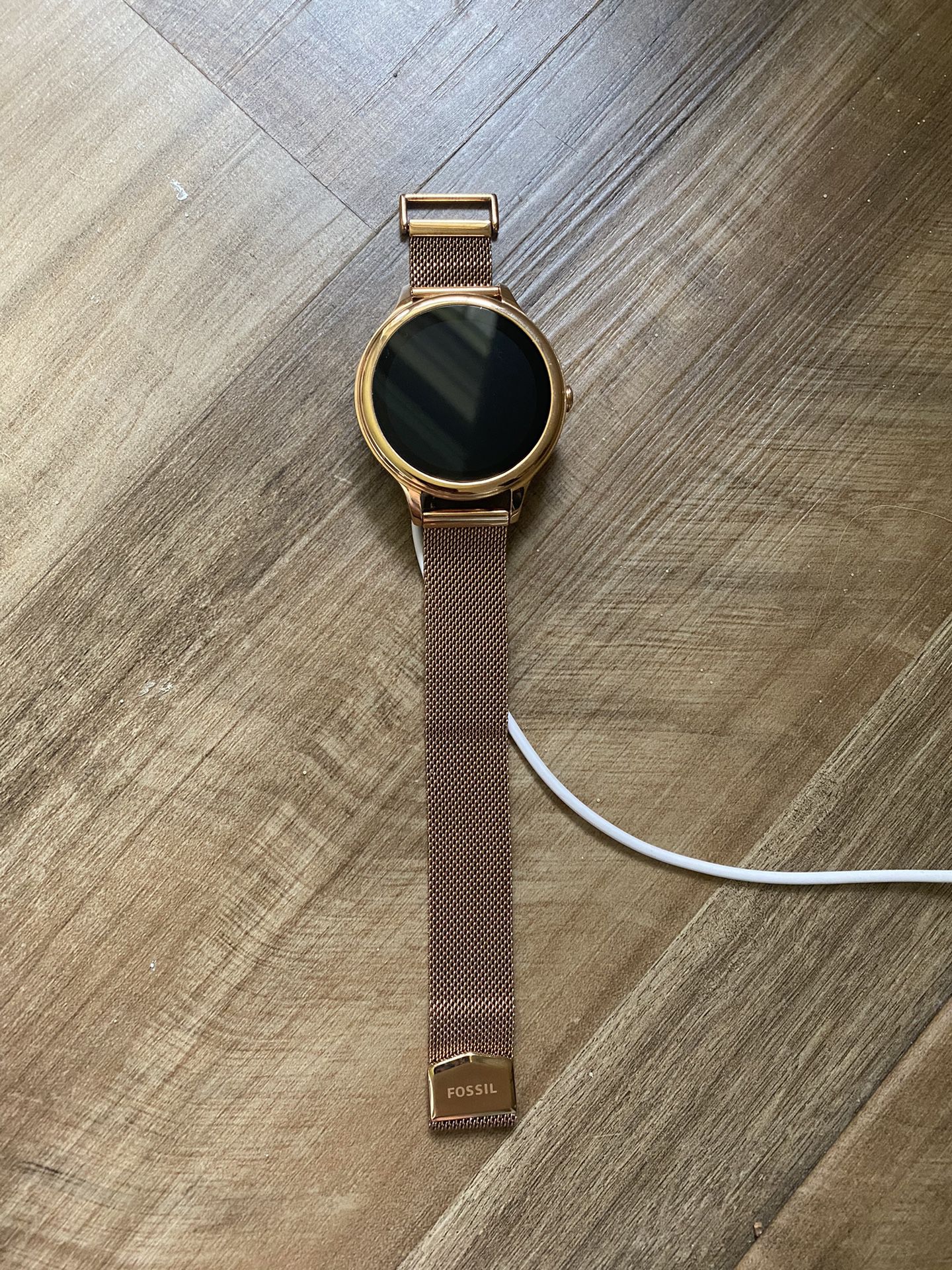 Fossil Gen 5E Smartwatch Rose Gold-Tone Stainless Steel Mesh (FTW6068/FTW6068V)