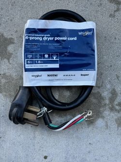 4-prong Dryer Power Cord