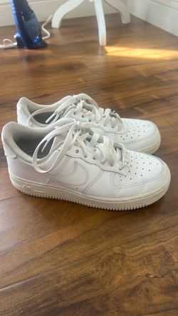 Nike Air Force 1 Low White Sneakers Kids size 5