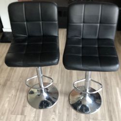 Black Barstools 