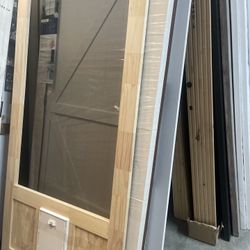 Screen Door With A Pet Guard