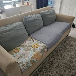 GORGEOUS!  3 Seater Sofa. Very COMFORTABLE.  BEIGE COLOR.