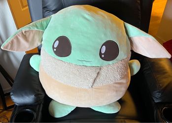 GROGU 20" Jumbo Star Wars Cuutopia by Mattel Plush Toy Baby Yoda Mandalorian - New!