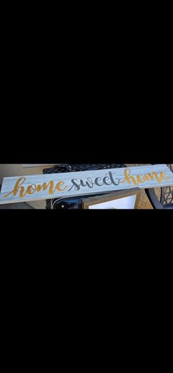 Home Sweet Home Wooden Sign