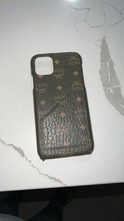 MCM Army Green iPhone 11 Pro Max case 