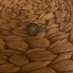 Sterling Silver Moonstone Ring