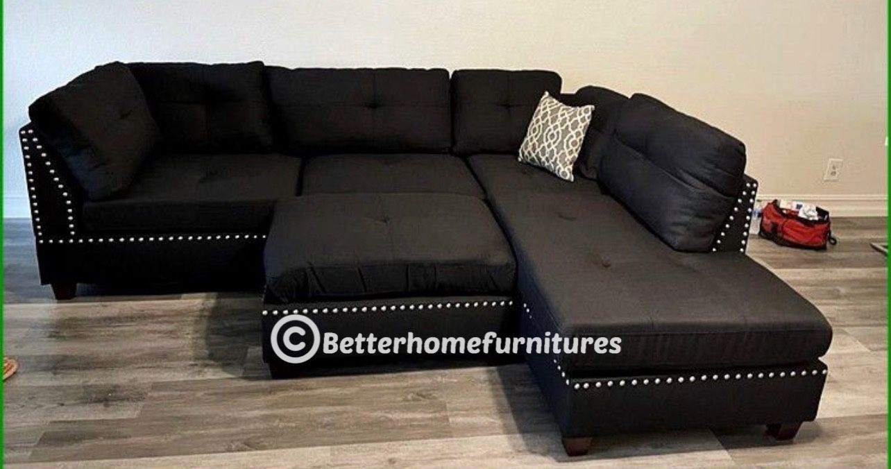 New Sectional In Box 📦 Buy Now Pay Later Free Ottoman