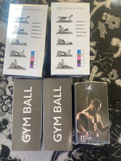 Gym Ball Exercise Ball Lot of 4