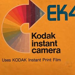 EK4 Kodak Instant Camera Vintage Collectible 