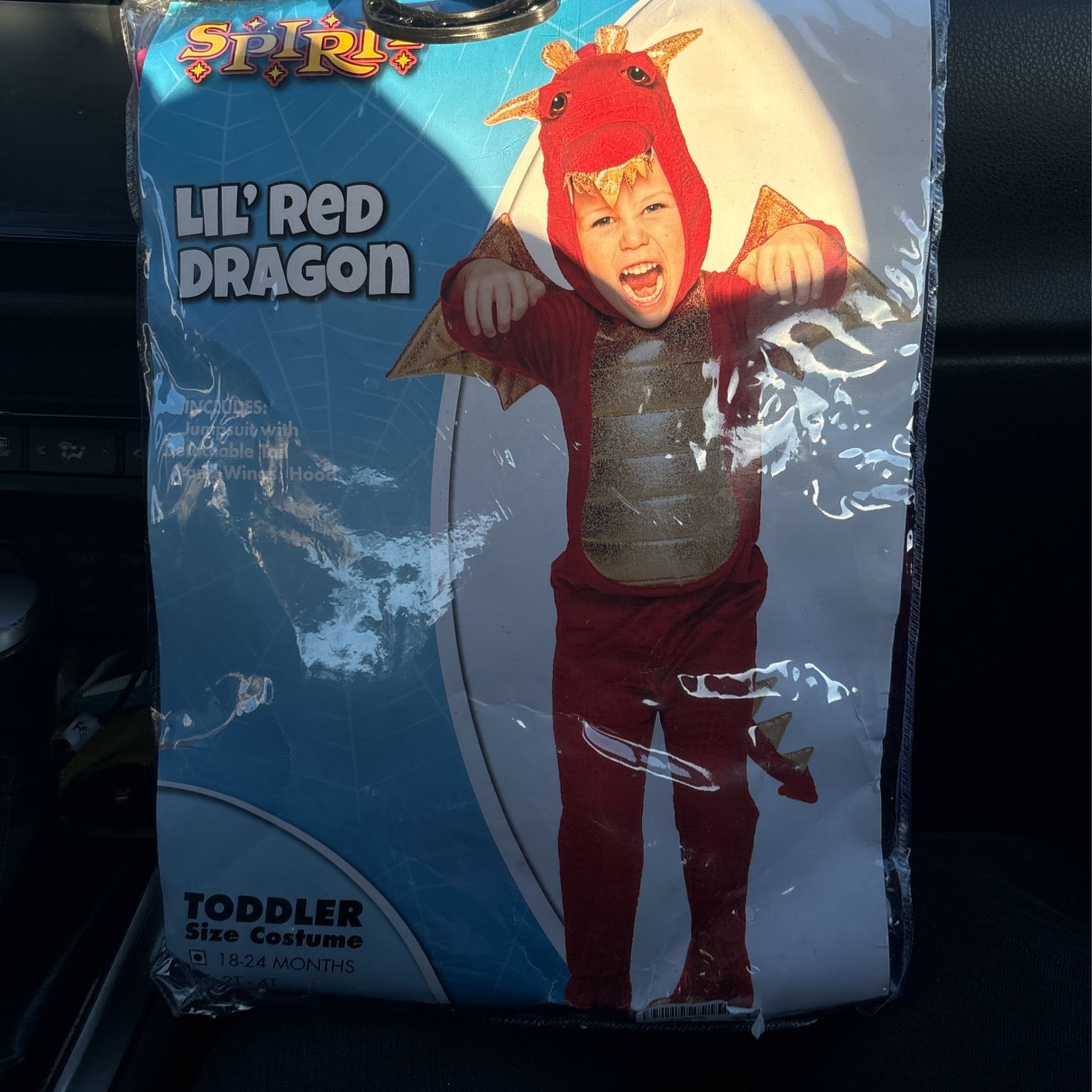 Spirit Lil Red Dragon Toddler Costume 18-24 Months
