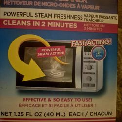Steam Microwave Cleaner Cleans In 2 Mins 2 Units New Unused Easy To Use Powerful