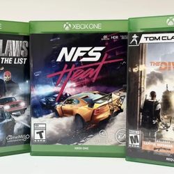 NFS Heat/Tom Clancy’s The Division2/Street Outlaws Bundle 3 Games Xbox One