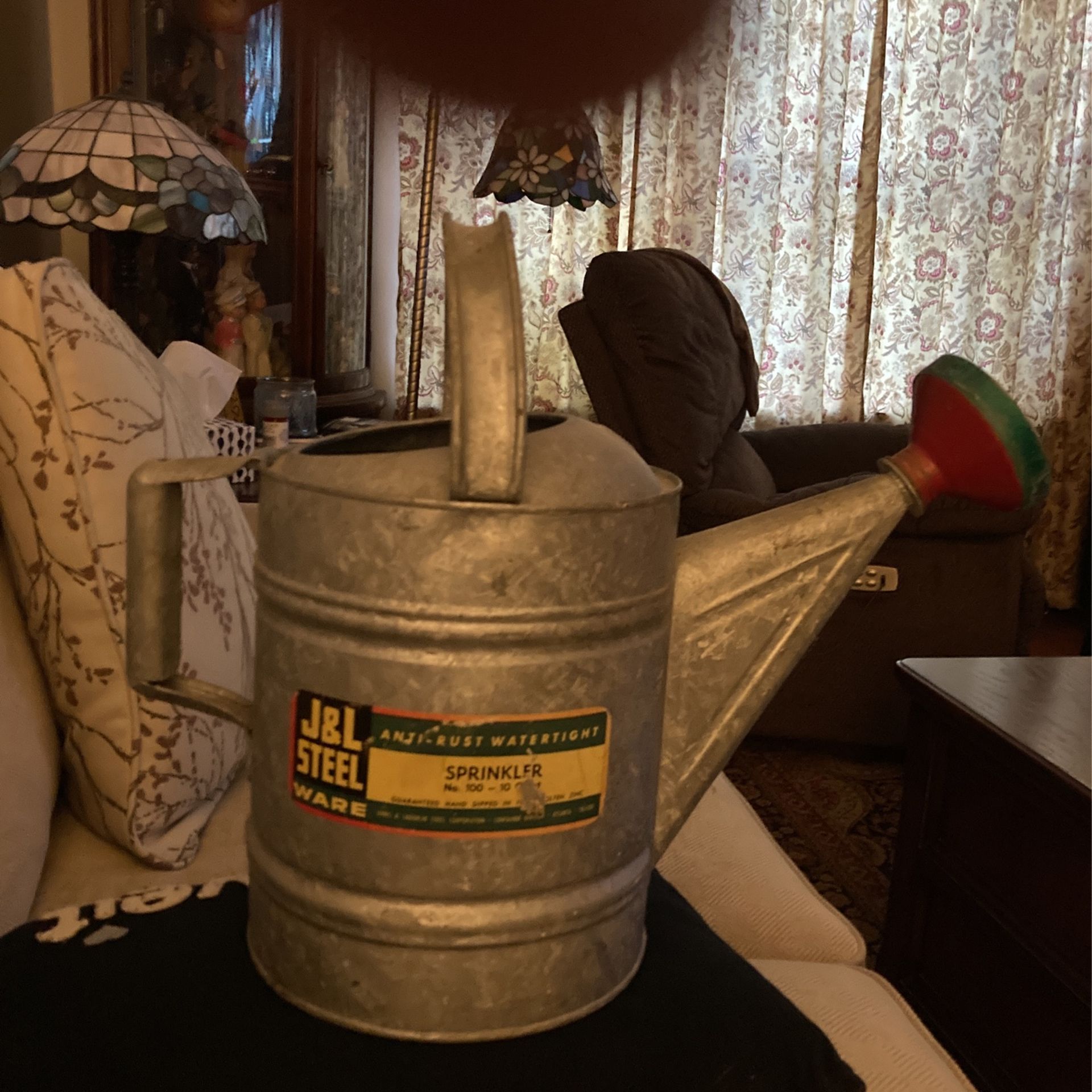 Antique  J&L Steel Ware Sprinkler Can Mint Never Used 