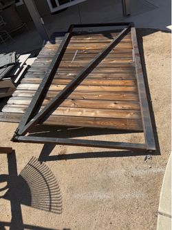 10ft solid steel gate frame