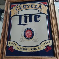 Nostalgic Beer Lights And Mirror 