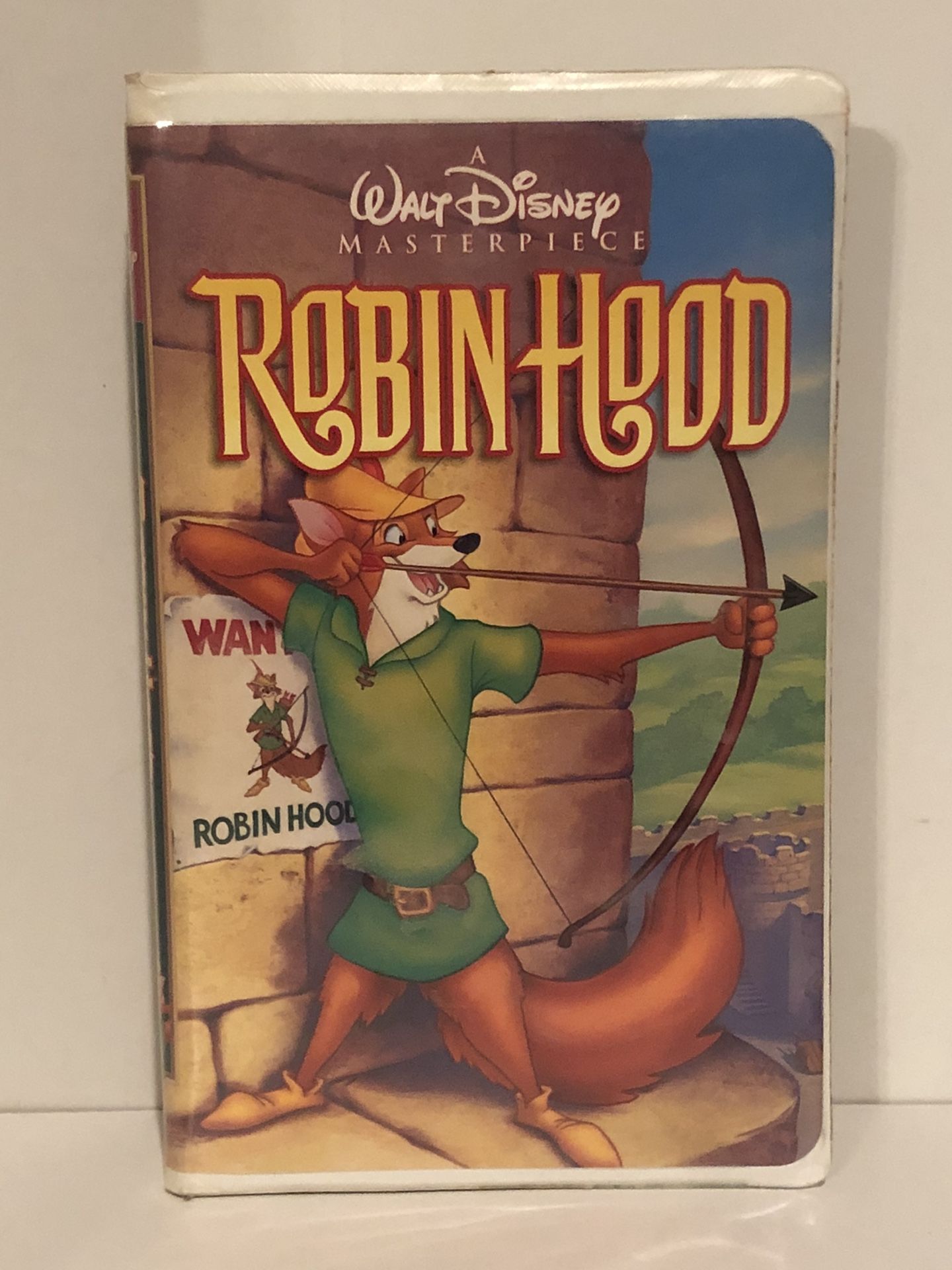 Rare! Disney vintage Robin Hood Disney Masterpiece VHS movie !