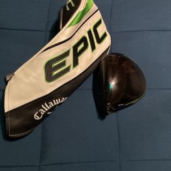 Callaway Epic Flash Sub Zero Triple Diamond TC 8.5 Driver Head Only With Head Cover 