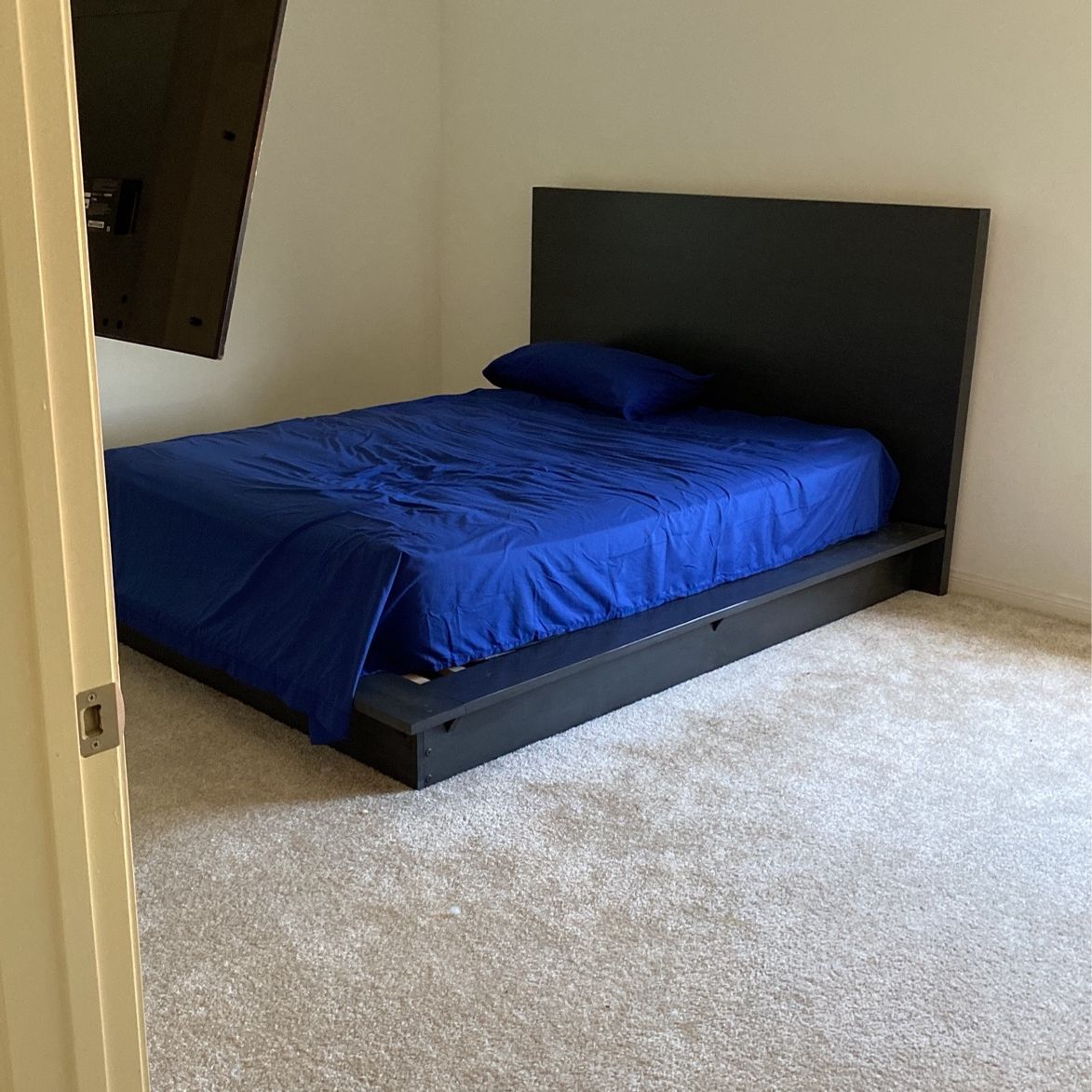 Mattress And Bed Frame - LIKE NEW