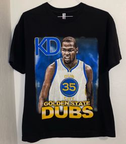 Golden State Warriors Kevin Durant AAA Vintage Tee Shirt (Men's Large) Black