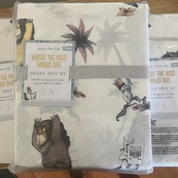 Pottery Barn Where The Wild Things Are Organic Sheet Sets 