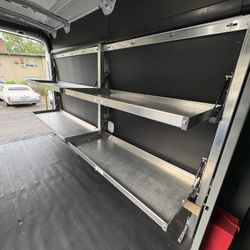 Folding Van Shelves
