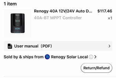 Renogy mppt controller