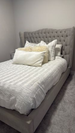 Z Gallerie Queen Bed Frame like new