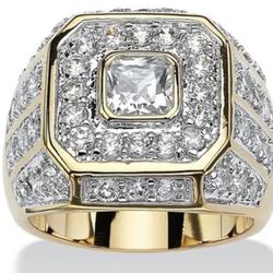 Gorgeous 14K GOLD PLATED MEN’s RINGS FOR SALE ... Various Styles ... Various Sizes...All New ... $65 Each.. See all pics