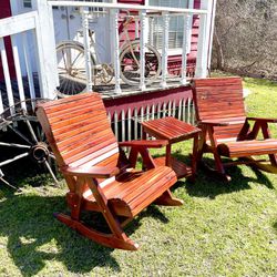 Red Cedar Rocking Chairs