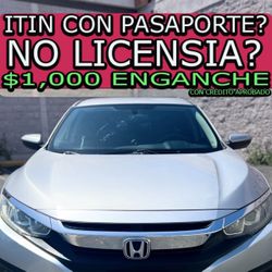 Automatic Honda Civic Accord Car Dealership Bad Credit Toyota Corolla Camry Finance Clean Title Sedan 2024 2017 2022 2021 2018 2023 2016 2020 2019