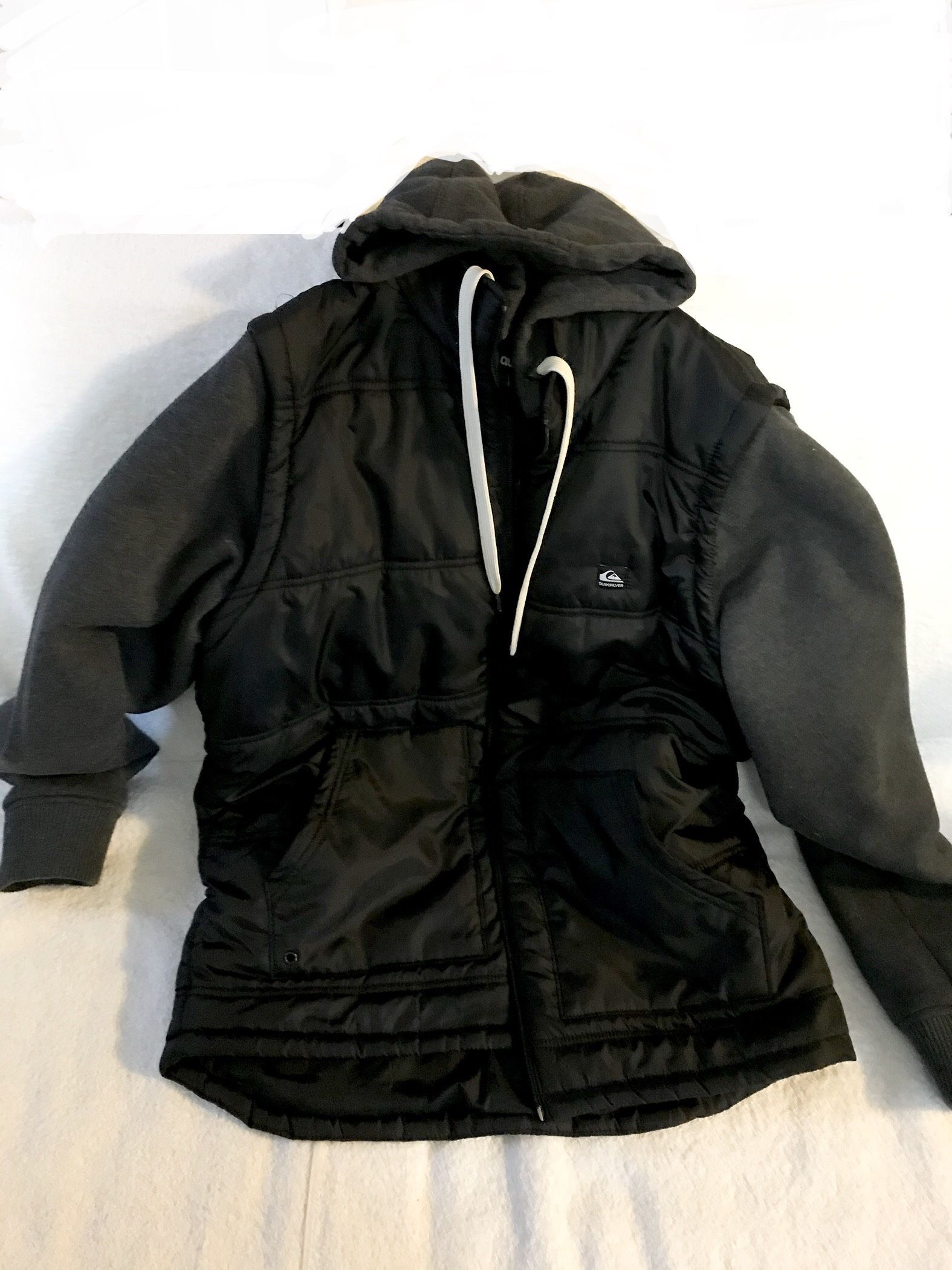 Quiksilver Hoodie Vest Men’s Large