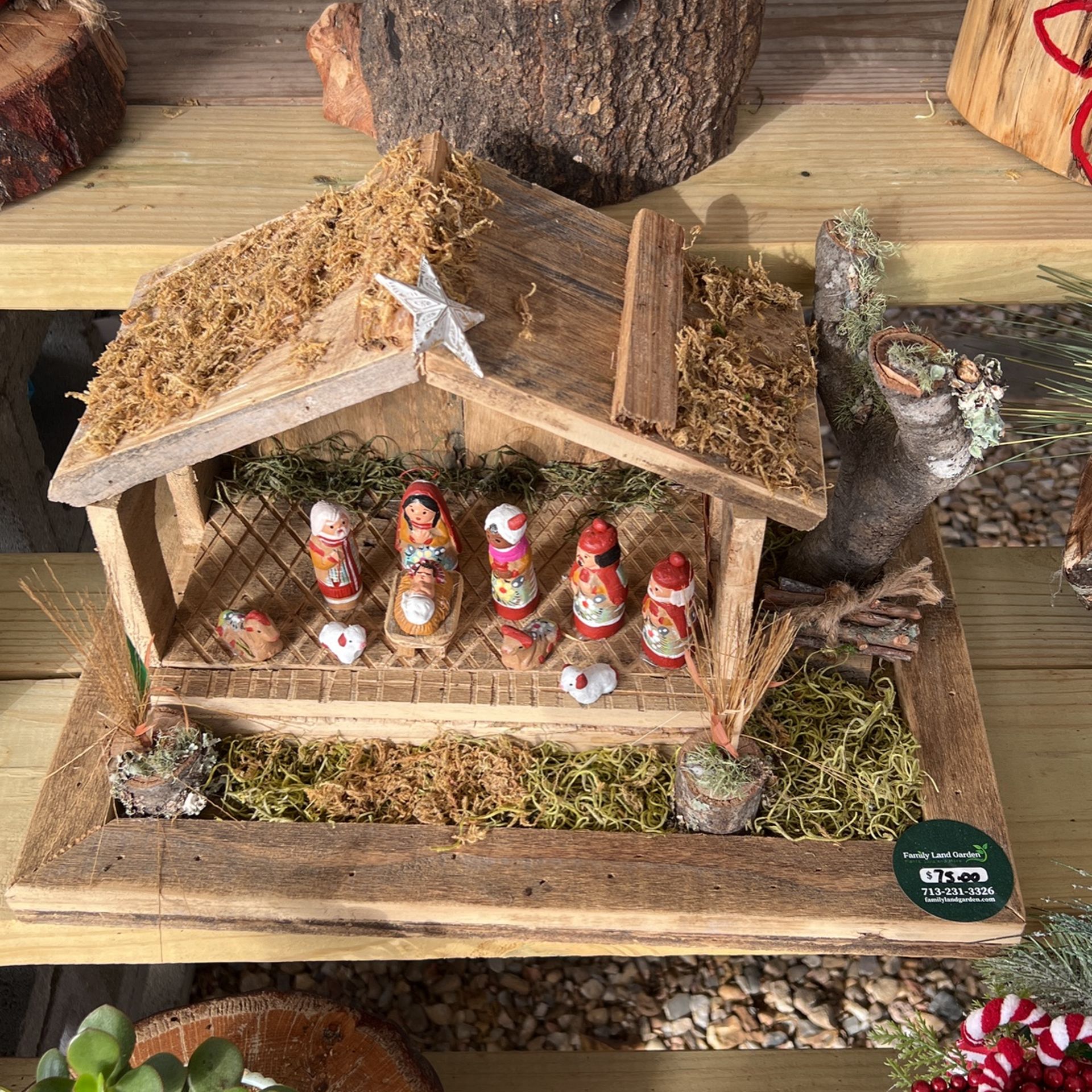 Handmade Nativity Set