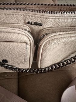 Aldo Blush Pink Pebbled Handbag with Chain