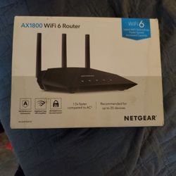Netgear Ax1800 WiFi 6 Router RAX10