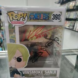 One Piece Vinsmoke Sanji Autographed 