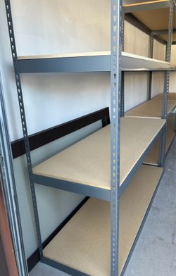 Garage Storage Shelves 72 in W x 24 in D Stock Supply Racks Delivery Available
