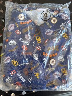 Padres Logo Button Up