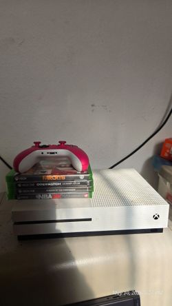 Xbox One S Console With Controller, 4 Games, and All Cables