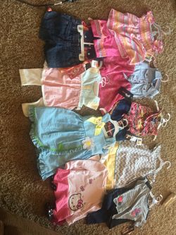 Approximately 22 NEW GIRL OUTFITS 18 TO 24 MONTHS