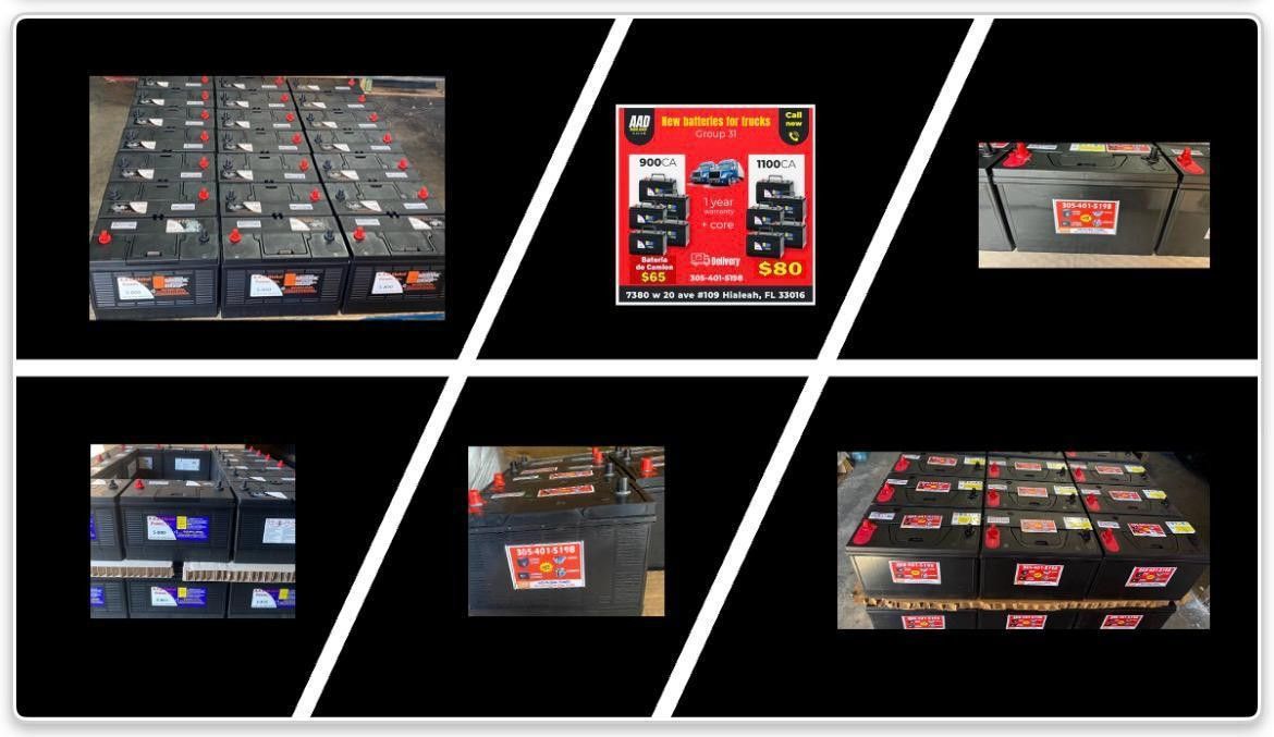 Baterías De 1000cca Nuevas Con Garantía De 1 Año 