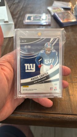 07/50 Abdul Carter 2025 Panini Revolution Swirl /50 RC