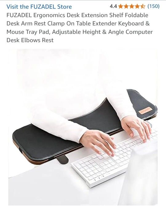 Ergonomics Desk Extension Shelf Foldable