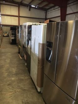 Appliance Warehouse Sale. Best Prices ever. This weekend only, up to 50% off. Washers Dryers French Door Friges, Stoves. Dishwashers Plus much more,