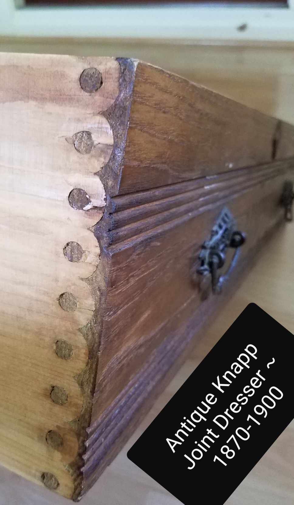 Antique Knapp Joint Dresser Victorian