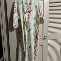 Womens Vintage Vassarette Robe Size Medium USA