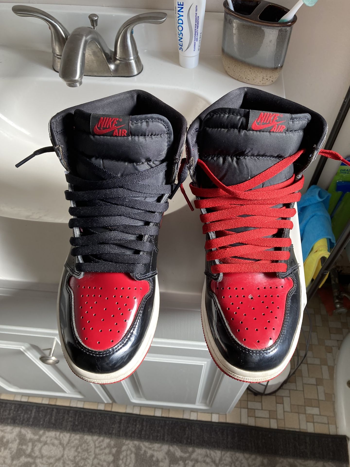 Jordan 1 Patent Breds Size 9