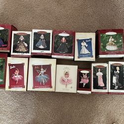 Hallmark Keepsake Barbie Ornament Collection Lot Of 15 Plus Additional Ornaments 