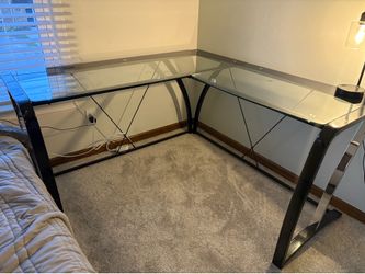 Glass Desk