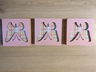 Beautiful Butterfly Wall Art Set