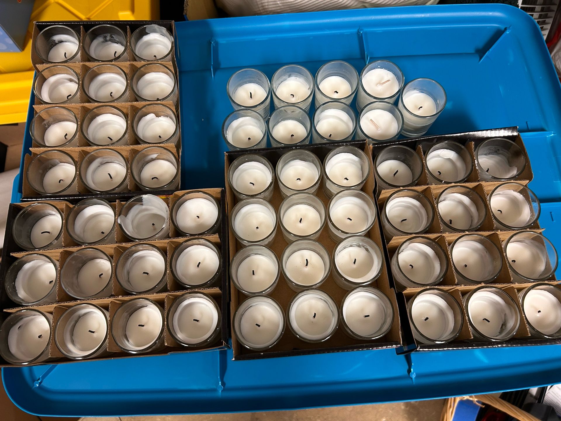 57 White Tealight Candles